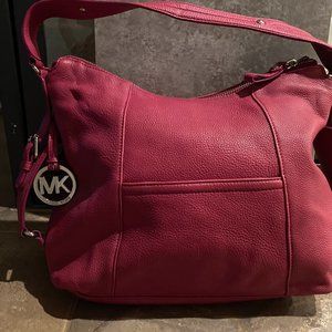 Michael Kors Raspberry Leather Purse